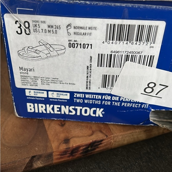 New Birkenstock Mayari Sandals. Stone - Picture 4 of 5